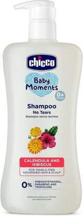 Chicco Baby Moments Shampoo for Tear-Free Bath times, New Advanced formula with Natural In