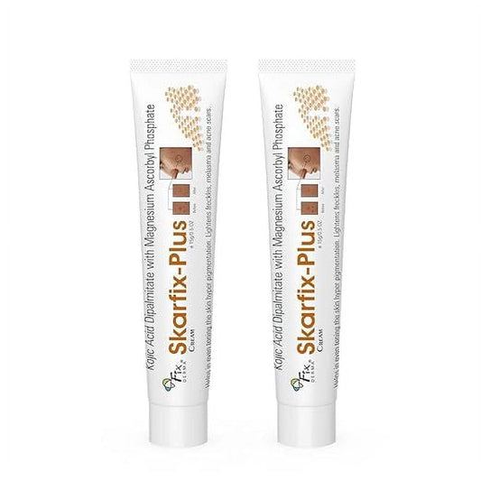 Fixderma 2% Kojic Acid + 1% Arbutin Skarfix-Plus Scar Removal Cream 15 G EACH(PACK OF 2)