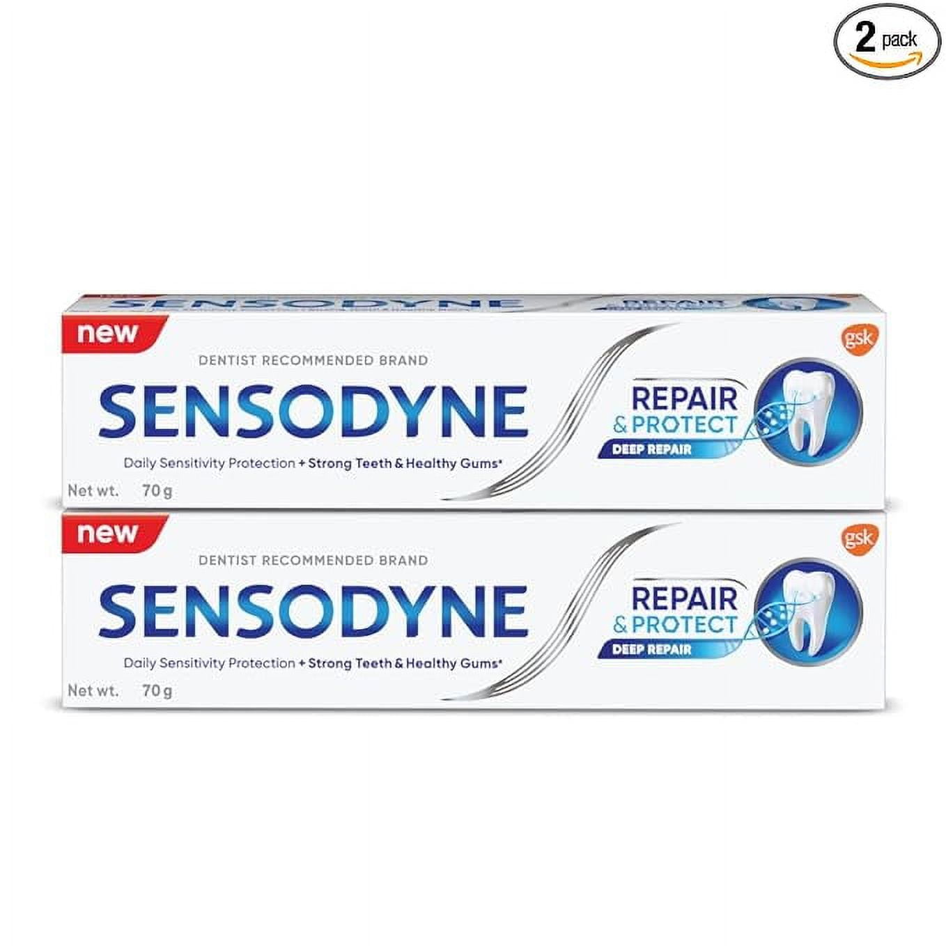 Sensodyne Toothpaste Repair & Protect Combo Pack, Tooth Paste For Deep Repair Of Sensitive
