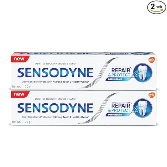Sensodyne Toothpaste Repair & Protect Combo Pack, Tooth Paste For Deep Repair Of Sensitive