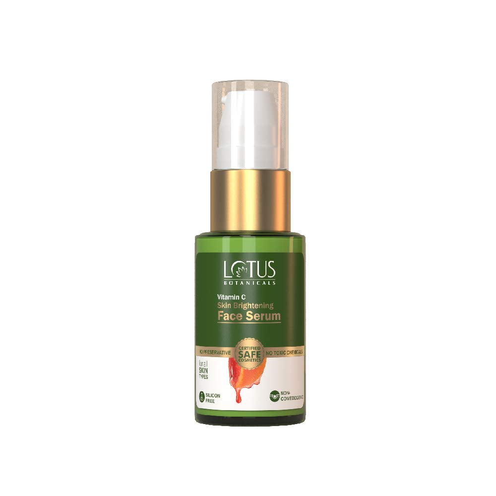 Lotus Botanicals Skin Brightening FaceSerum Vitamin C Recovers and Repairs Dull Skin All S