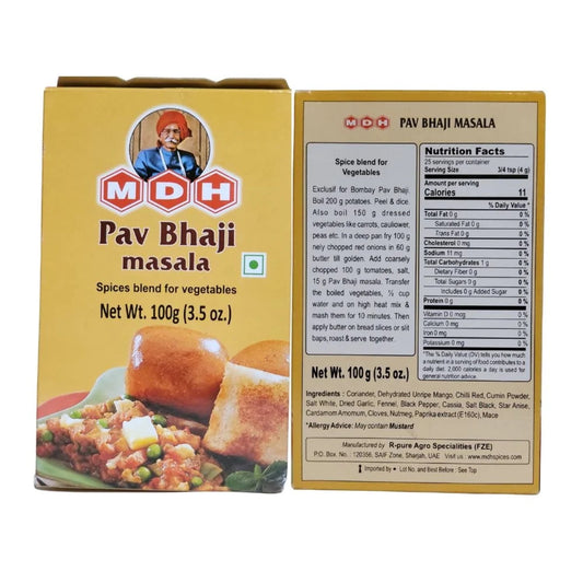 MDH Pav Bhaji Masala 100g (Pack of 10)