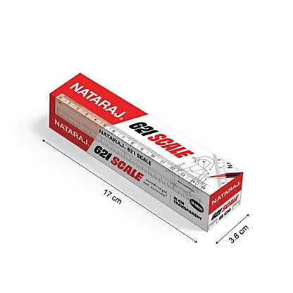 Nataraj 621 Scale 15 CM | Pack of 20