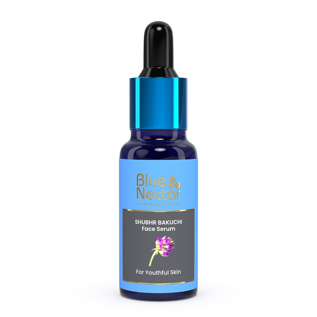 Blue Nectar Bakuchiol Anti Aging Serum for Fine Lines, Wrinkles | Oil Free Face Moisturize