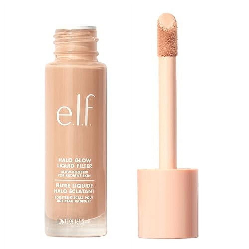 e.l.f. Halo Glow Liquid Filter, Complexion Booster For A Glowing, Soft-Focus Look, Infused