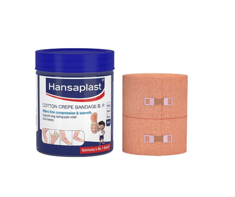 Hansaplast Cotton Crepe Bandage B.P. 6cm x 4m (1 Bandage)