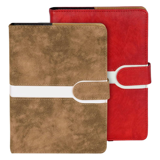 DAHSHA Diary with Pu Leather Cover for Writing, Planning, Travel, Office Use, A5 Paper Siz