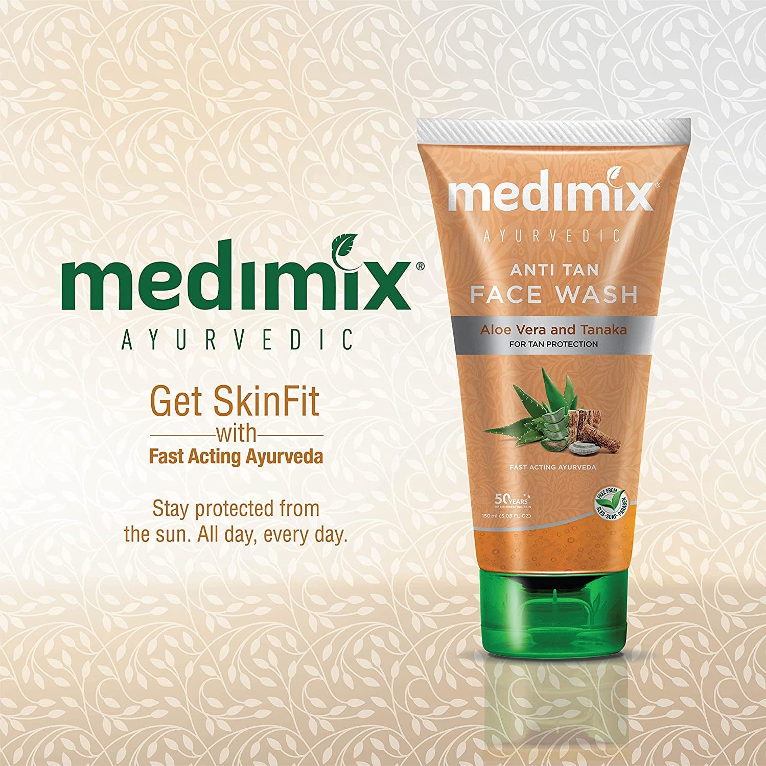 Medimix Ayurvedic Anti Tan FaceWash - 100 ml