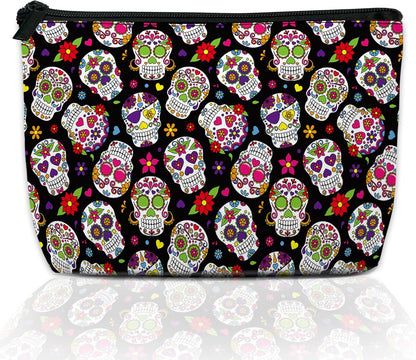 Makeup Bag Day Of The Dead Sugar Skull Cosmetic