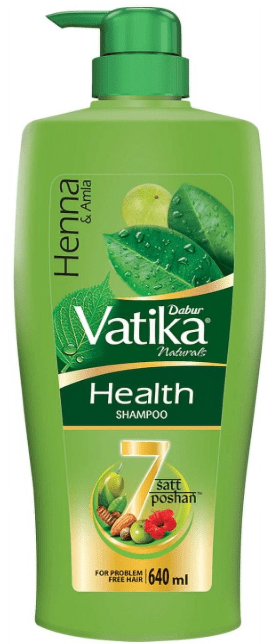 Dabur Vatika Health Shampoo for Smooth, Shiny & Nourished Hair Repairs Hair damage, Contro