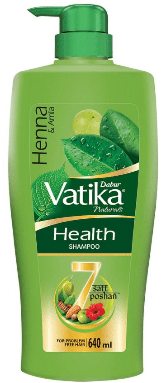 Dabur Vatika Health Shampoo for Smooth, Shiny & Nourished Hair Repairs Hair damage, Contro