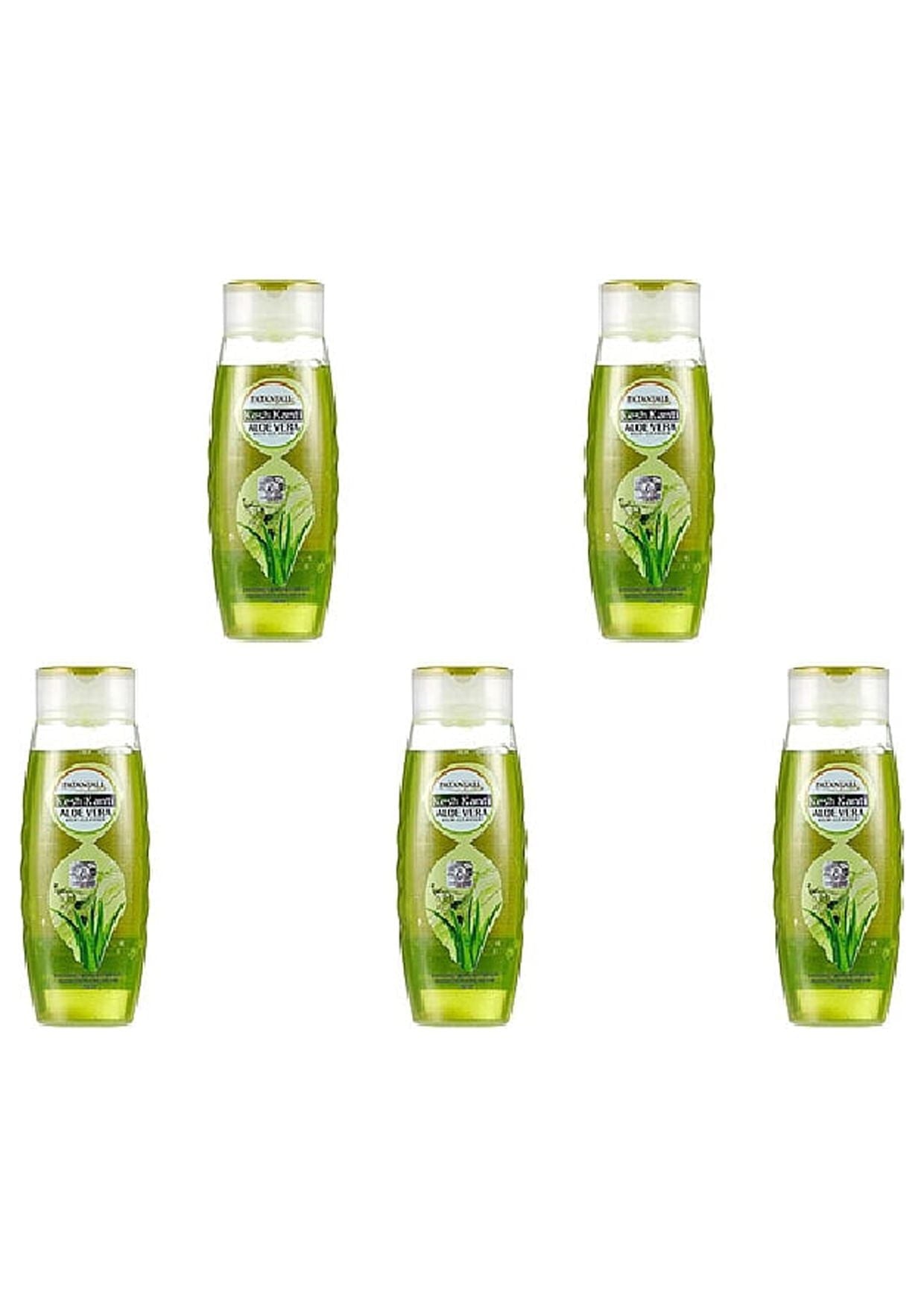 Pack Of 5 - Patanjali Aloevera Hair Cleanser Shampoo - 200 Ml (6.76 Oz)