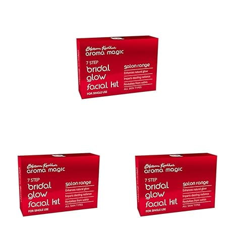 Aroma Magic Bridal Glow Facial Kit - Single Use (Pack of 3)
