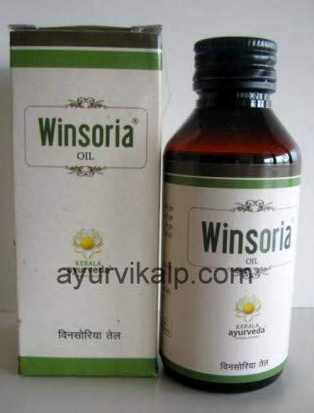 Kerala Ayurveda Winsoria Oil 100 ml (3.3 fl. oz) - Ayurvedic Oil for Psoriasis - 1 Pack