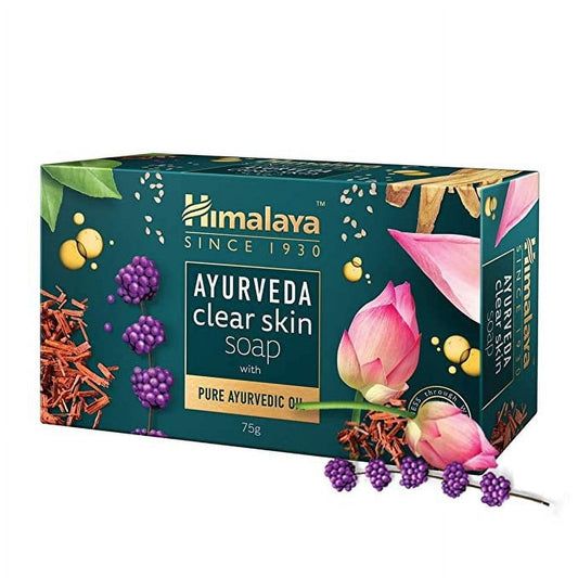 Himalaya Ayurveda Clear Skin Soap India, 75 G