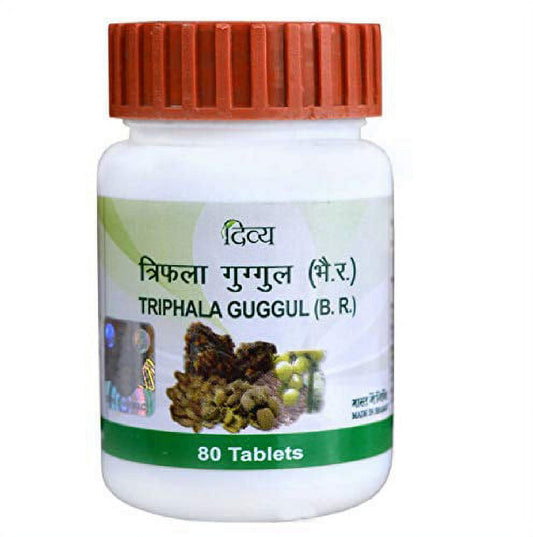 Patanjali Divya Triphala Guggul 40 gm - 80 Tablets (Pack of 2)