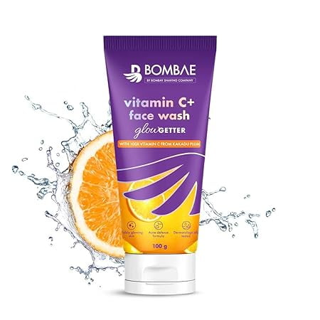 Bombae Vitamin C+ Facewash Glowing Skin For All Skin Types With Kakadum Plum And Niacinami