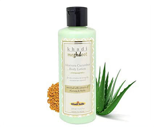 Khadi Meghdoot Aloevera Cucumber BodyLotion (210ml)