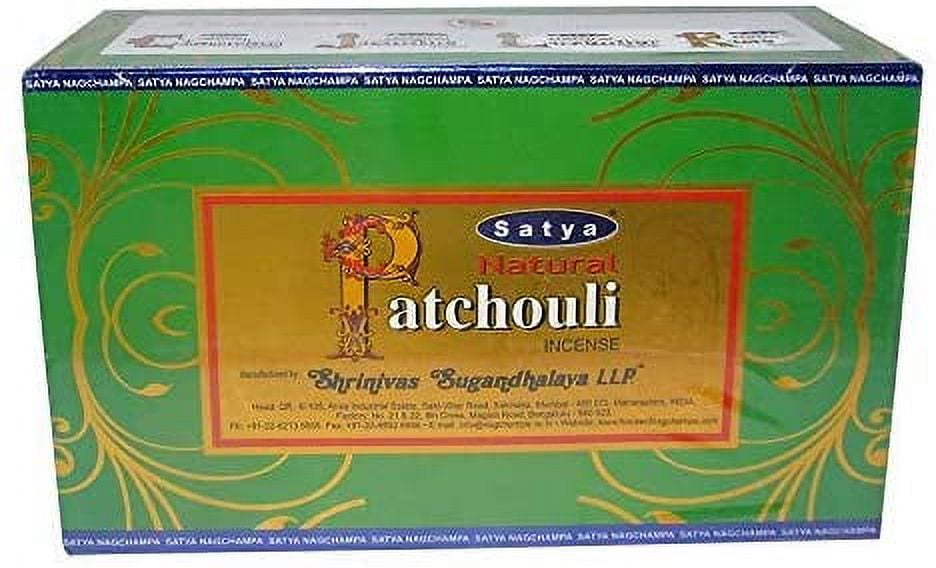 Satya Natural Patchouli Incense 15g x 12 packets