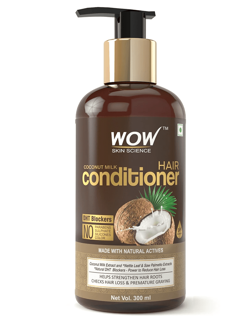 WOW Skin Science Coconut Milk Conditioner - With Dht Blockers - 300 Ml