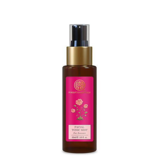 Forest Essentials Travel Size Facial Tonic Mist Pure Rosewater | Refreshing Face Toner For