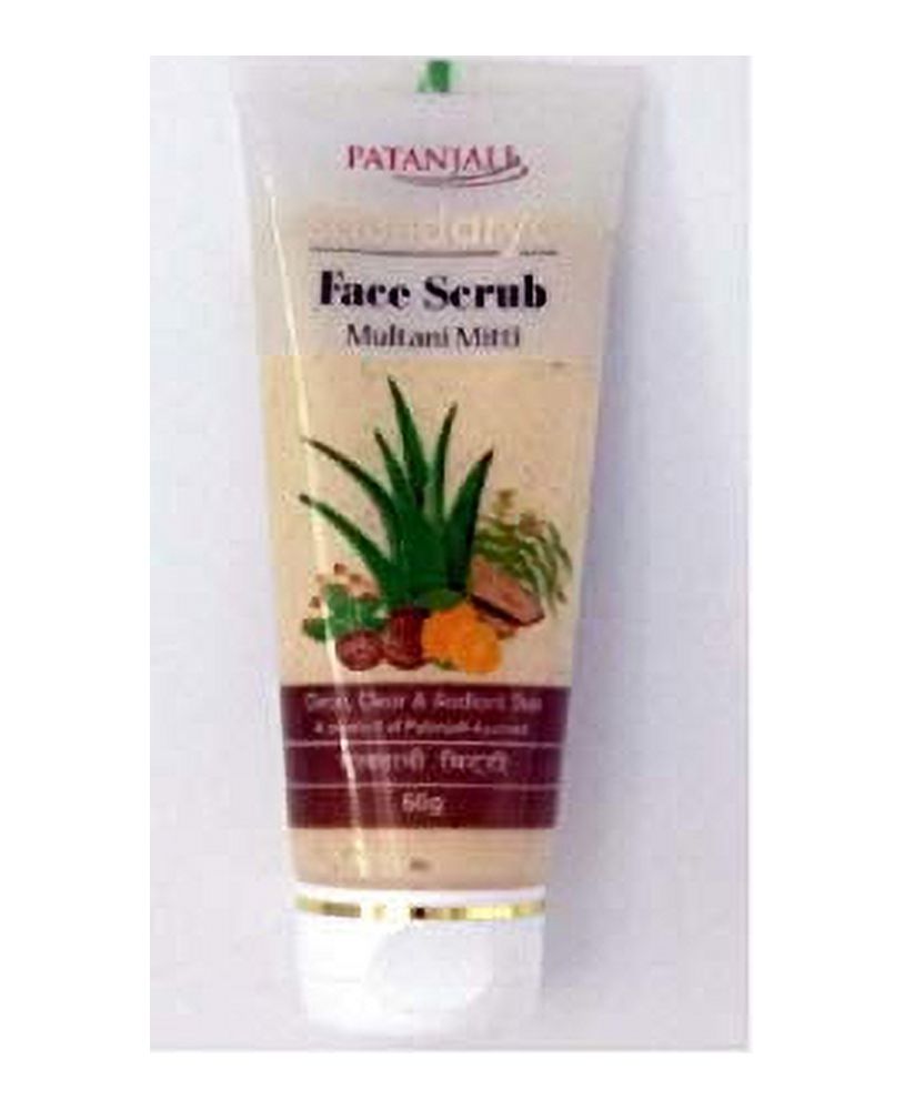 Patanjali Saundarya Multani Mitti Face Scrub - 60 gm