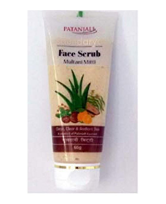 Patanjali Saundarya Multani Mitti Face Scrub - 60 gm