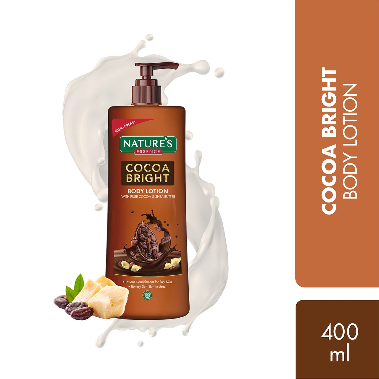 Nature's Essence Cocoa Bright BodyLotion(400ml)