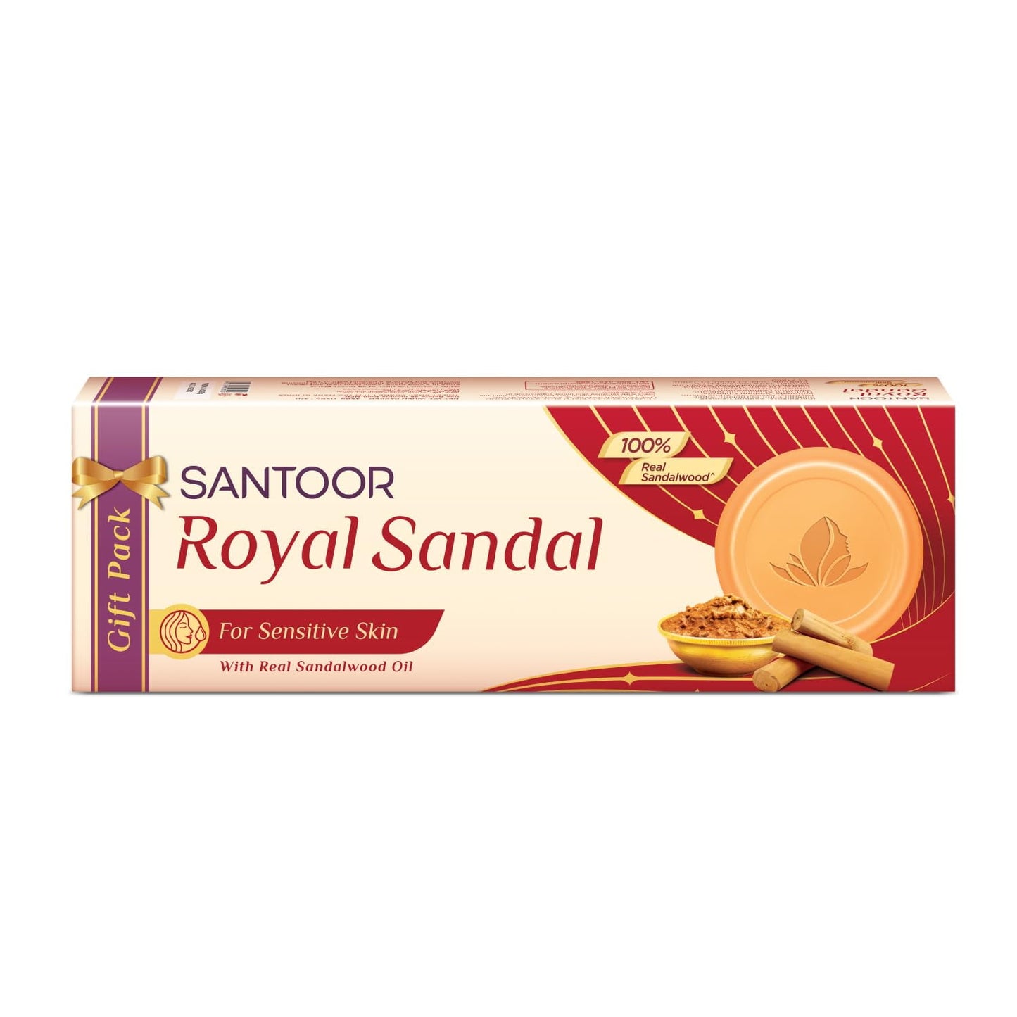SANTOOR Royal Sandal 150gx3
