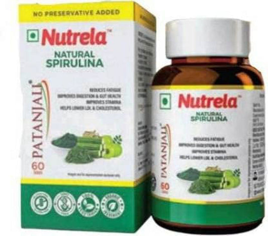 PATANJALI Nutrela Natural Spirulina 60 Tab -