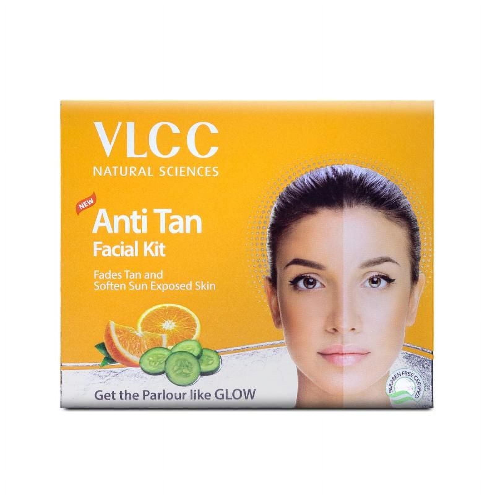 VLCC Anti Tan Facial Kit Fades Tan and Soften Sun Exposed Skin