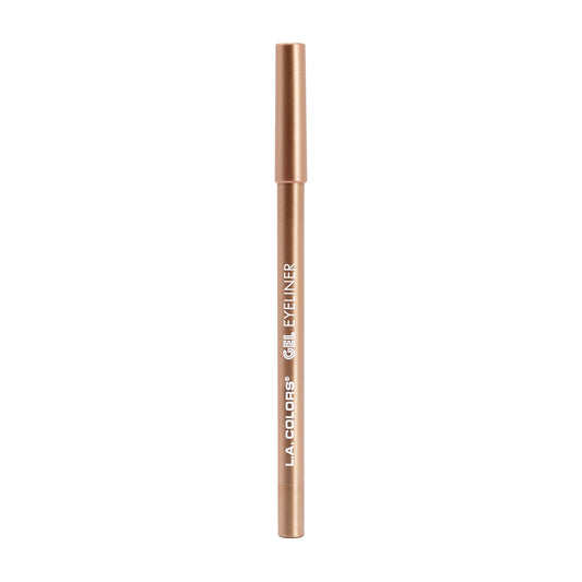 L.A. COLORS Smudge & Transfer proof Smooth Glide-on Gel Eyeliner, Rose Gold Shimmer, Rose