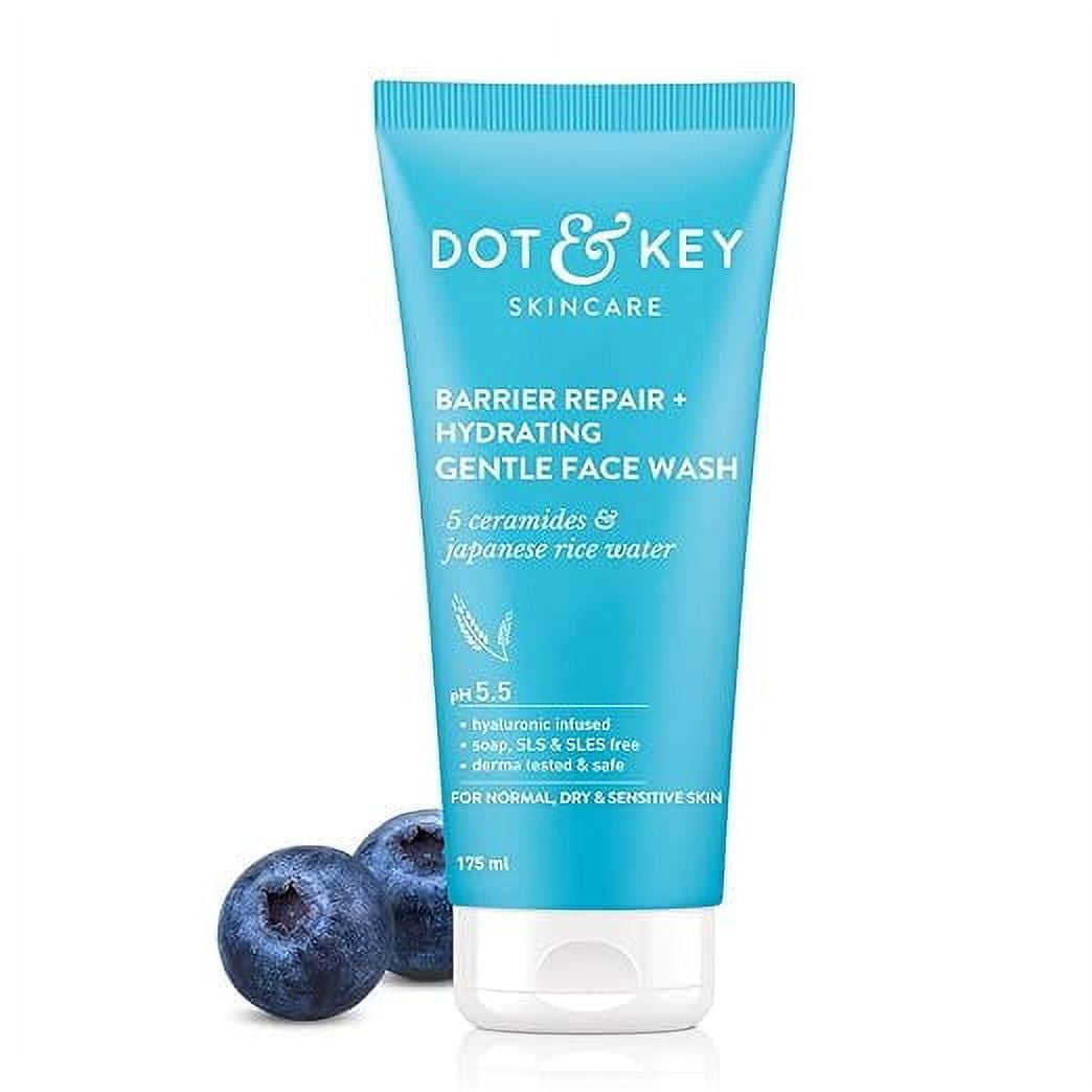 DOT & KEY Barrier Repair + Hydrating Gentle FaceWash With Probiotic| Ceremide FaceWash | F