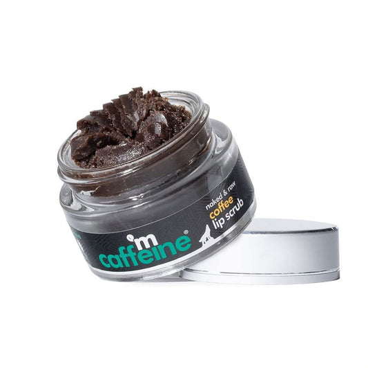 mCaffeine Coffee Lip Scrub for Dark Lips - 85% Reduction in Pigmentation | Exfoliates Dead