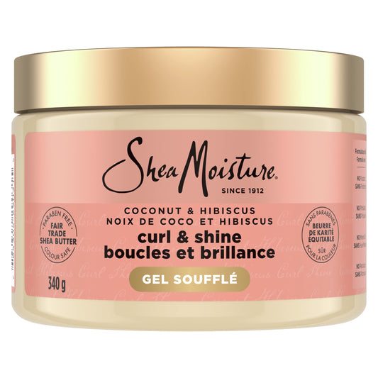 SheaMoisture Coconut & Hibiscus Curling Gel Souffle, 12 oz
