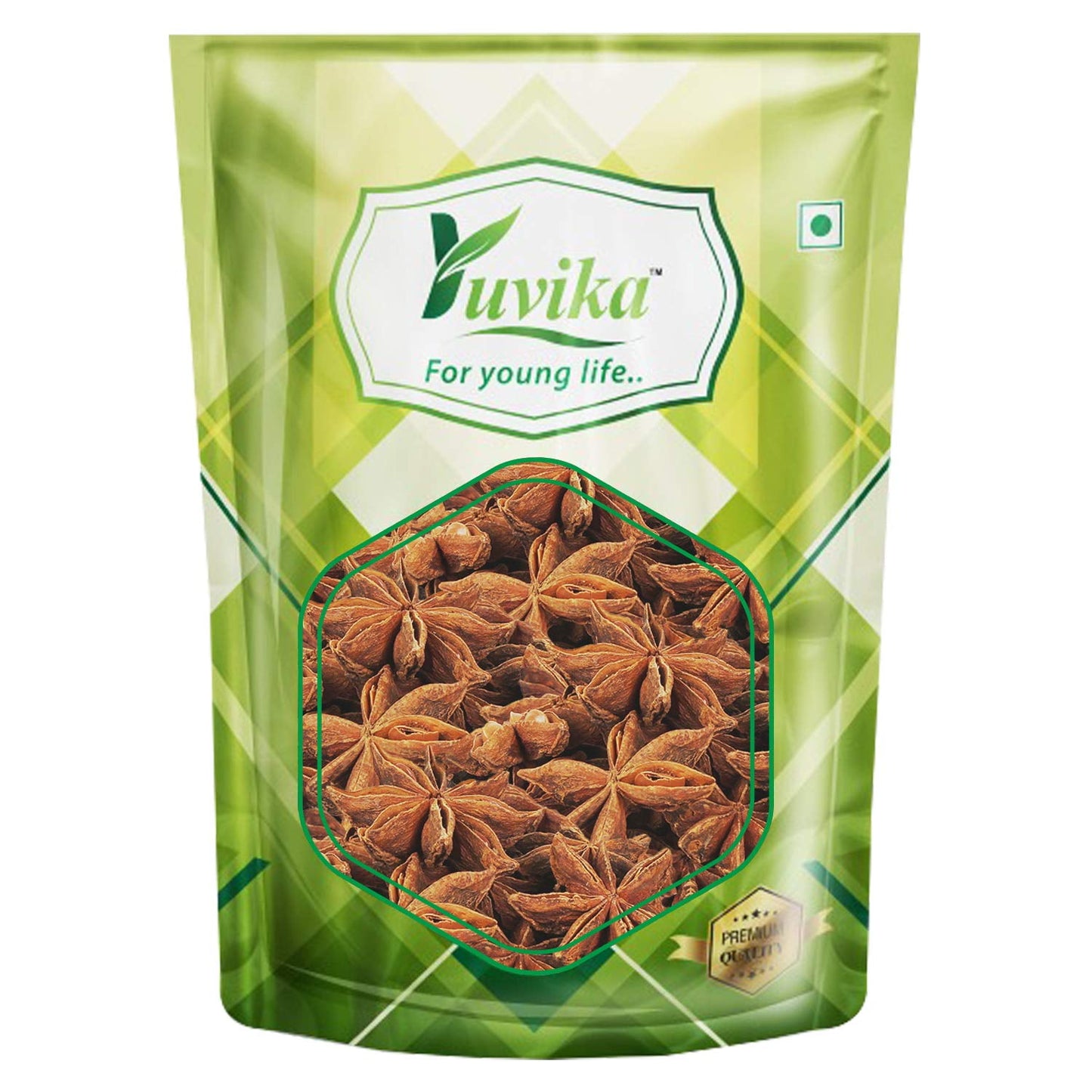Yuvika Star Anise - Illicium Verum - Badian Khatai (400 Grams)