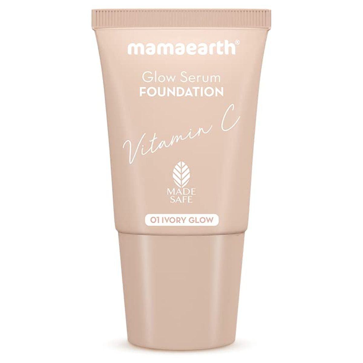 Mamaearth Glow Serum Foundation Mini Tube with Vitamin C & Turmeric for 12-Hour Long Stay-