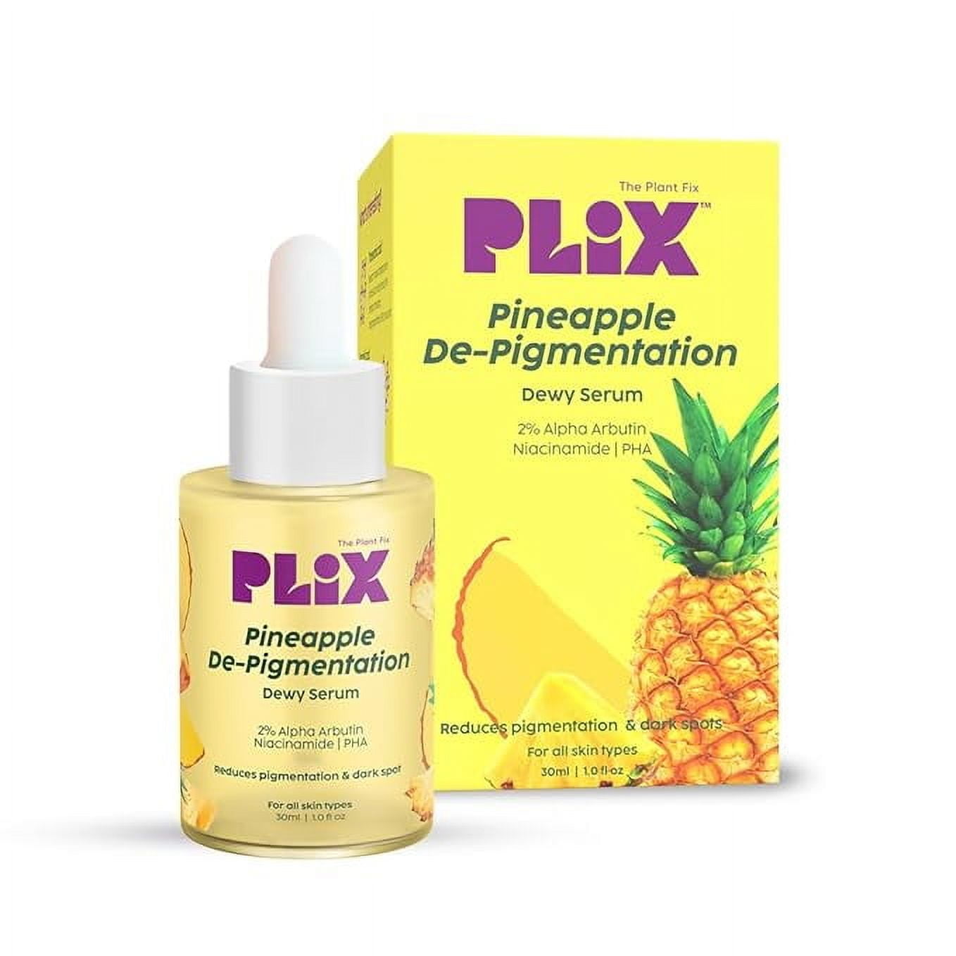 PLIX - THE PLANT FIX 2% Alpha Arbutin Pineapple De-Pigmentation Dewy FaceSerum for Pigment