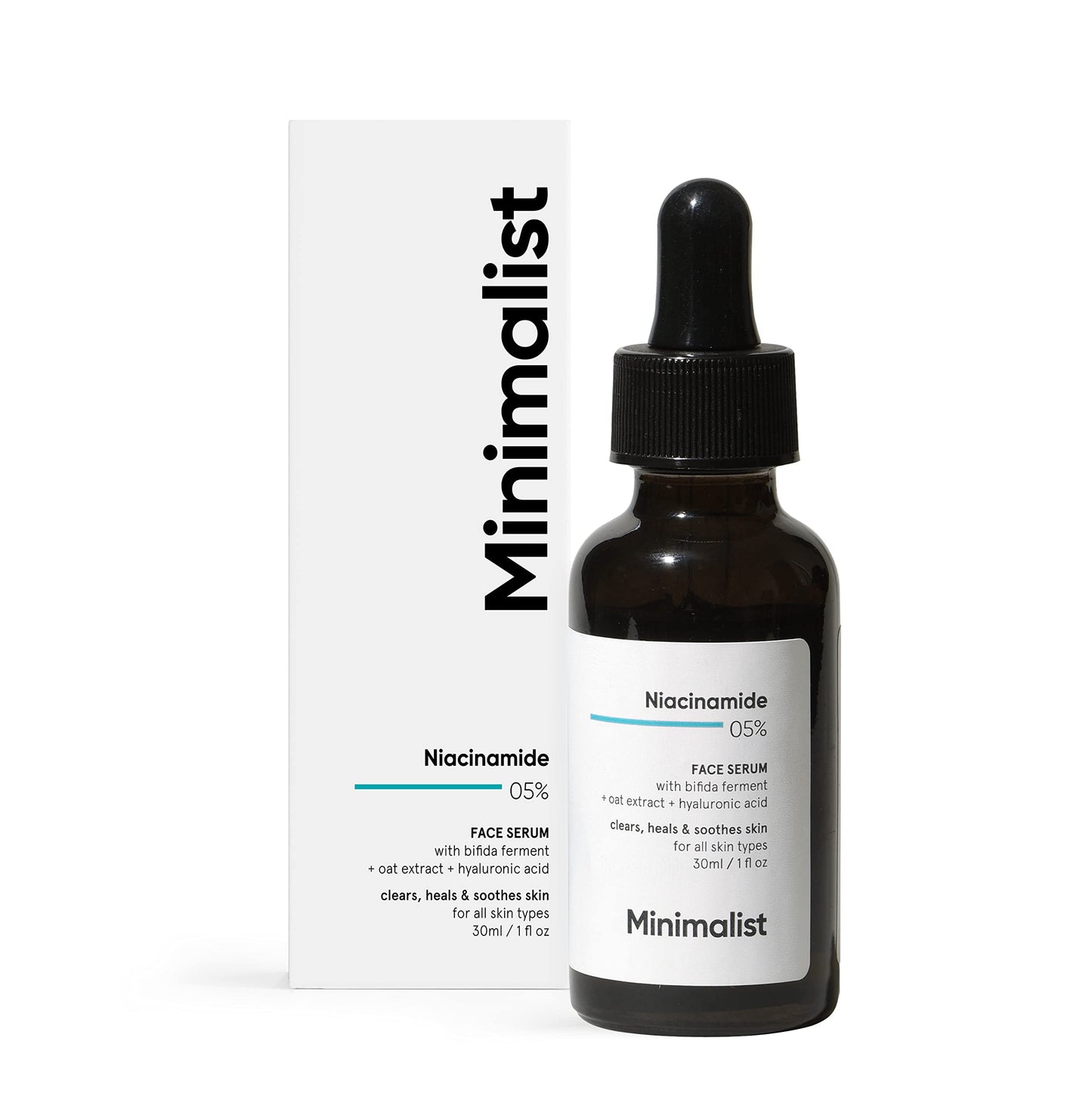Minimalist 5% Niacinamide FaceSerum For Clear Glowing Skin, Reduces Dullness, Hydrates & R