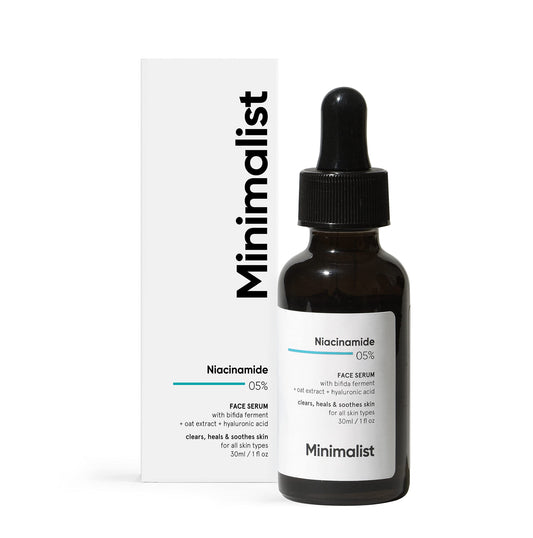 Minimalist 5% Niacinamide FaceSerum For Clear Glowing Skin, Reduces Dullness, Hydrates & R