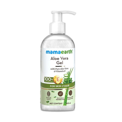 Mamaearth Aloe Vera Gel with Pure Aloe Vera & Vitamin E for Skin and Hair - 300ml