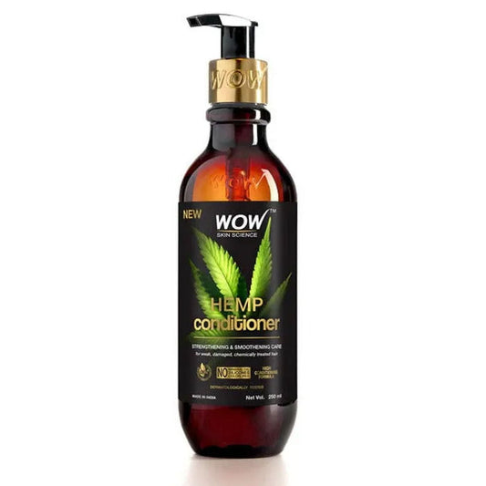 Wow Skin Science Hemp Conditioner for Hair Strengthening and Smoothening 250ml