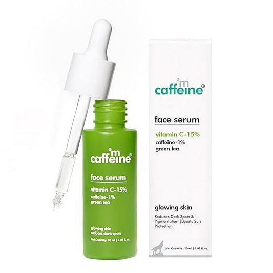 mCaffeine 15% Vitamin C FaceSerum for Pigmentation & Dark Spot | Revives Dull Skin & Prote