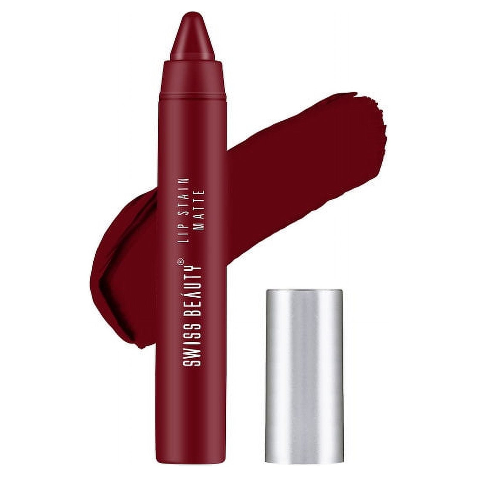 Swiss Beauty Lip Stain Matte Lipstick - 211 Magic Maroon