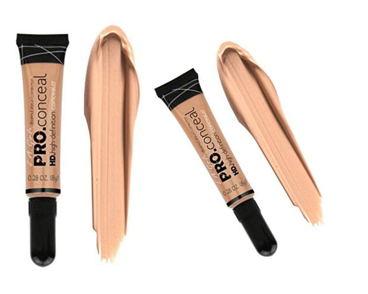 LA Girl HD.high-definition concealer - 974 Nude x 2