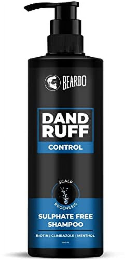 Beardo Dandruff Control Sulphate Free Shampoo 200 ml | Biotin | Climbazole | Menthol | Red