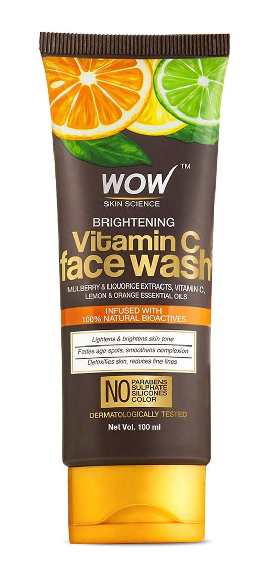 WOW Skin Science Brightening Vitamin C FaceWash - 100mL