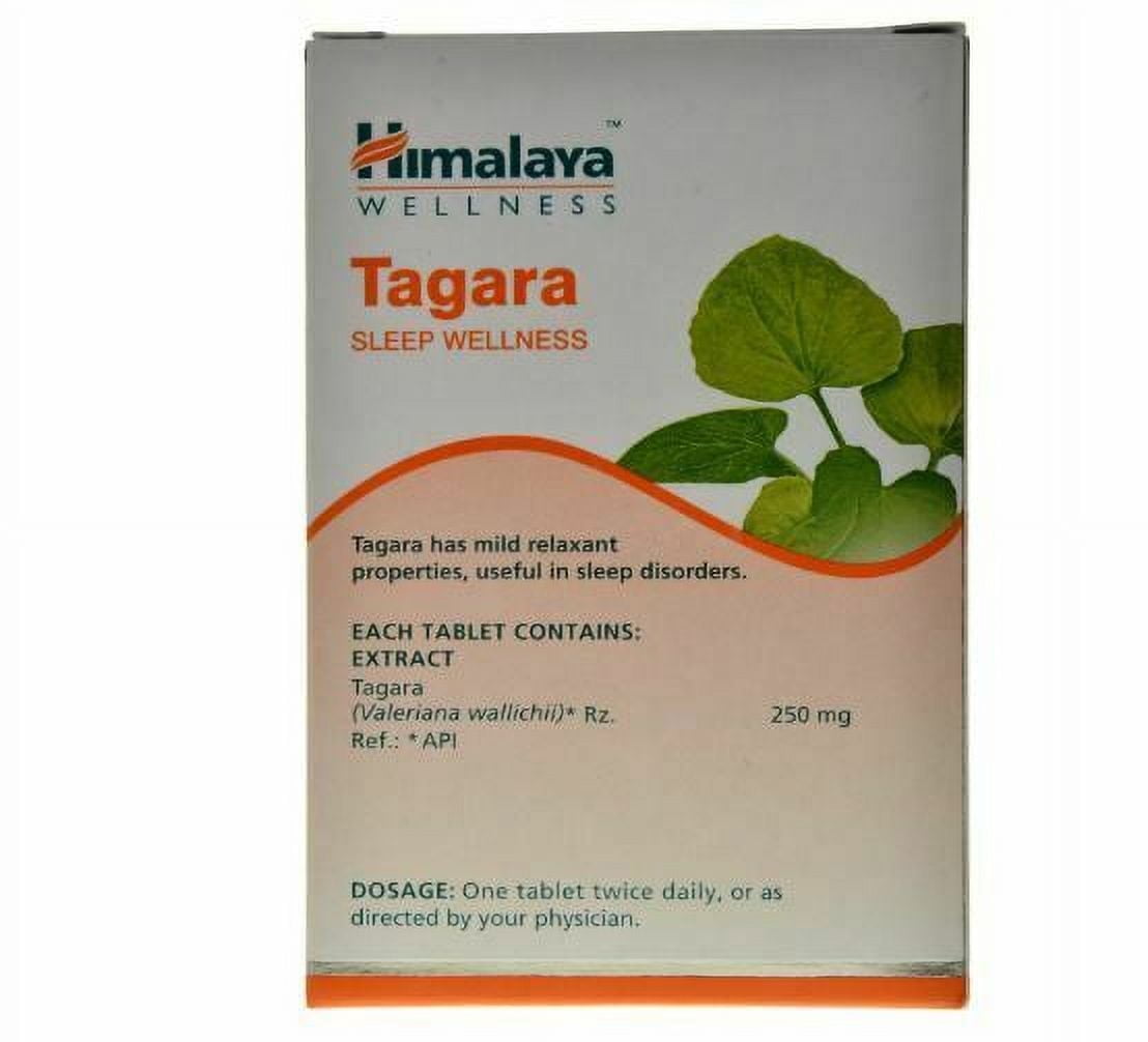 10 X Himalaya Wellness Pure Herbs Tagara - 60 Tablets FREE SHIPPING