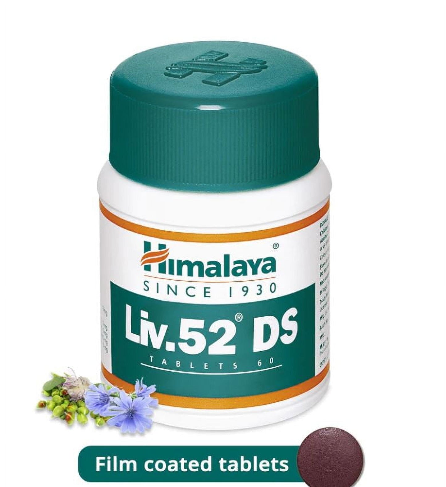 5 X Himalaya Liv.52 DS Tablets - 300 Tablets (Pack of 5 X 60 Tablets Each)