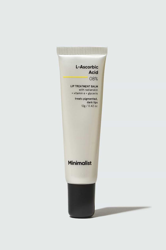 Minimalist 8% L-Ascorbic Acid Lip Treatment Balm: Vitamin E,